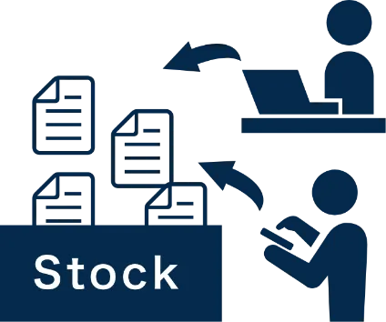 Stockでできることのアイコン